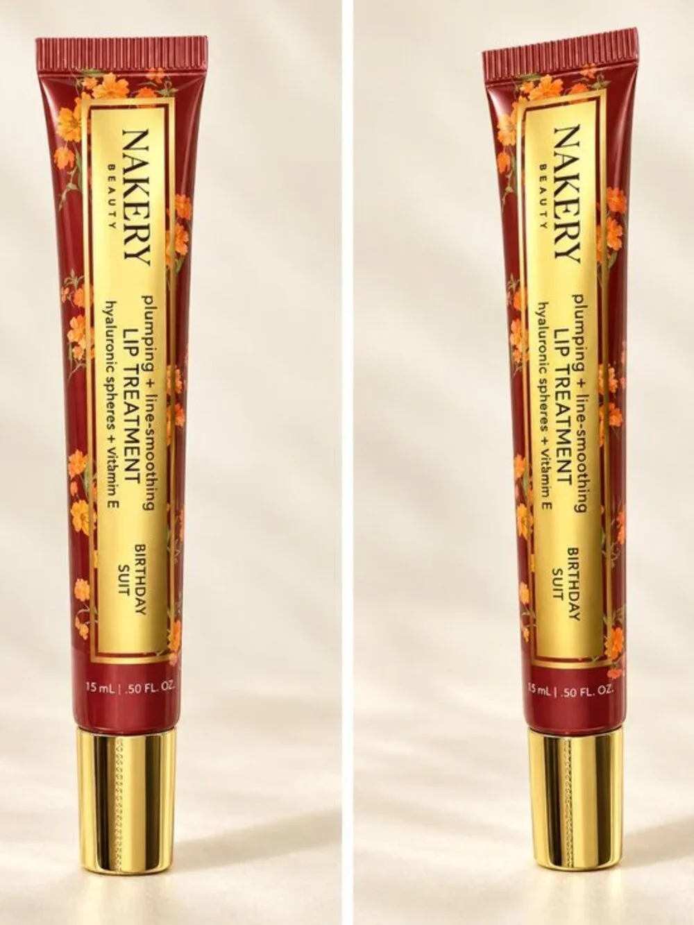 Nakery Beauty Plumping Line-Smoothing Lip Treatment Birthday Suit 15mL New